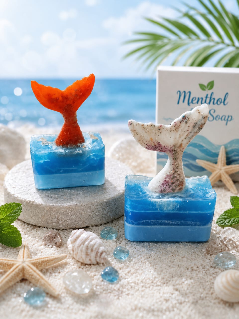 Ocean-Inspired Luxury, Infused with Cooling Menthol Crystals - Image 2
