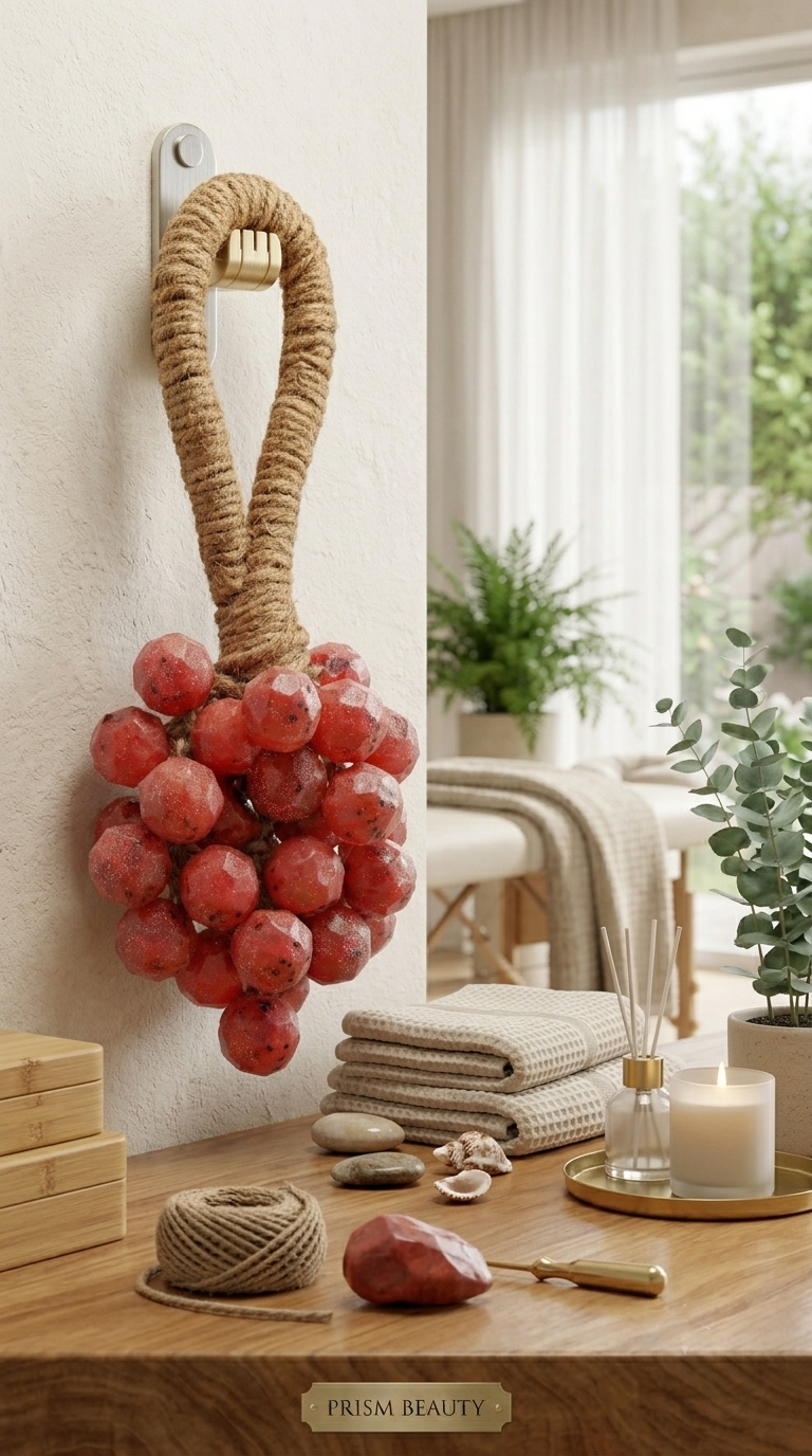 Sculpted Watermelon Spheres, Elegantly Hung. - Image 2
