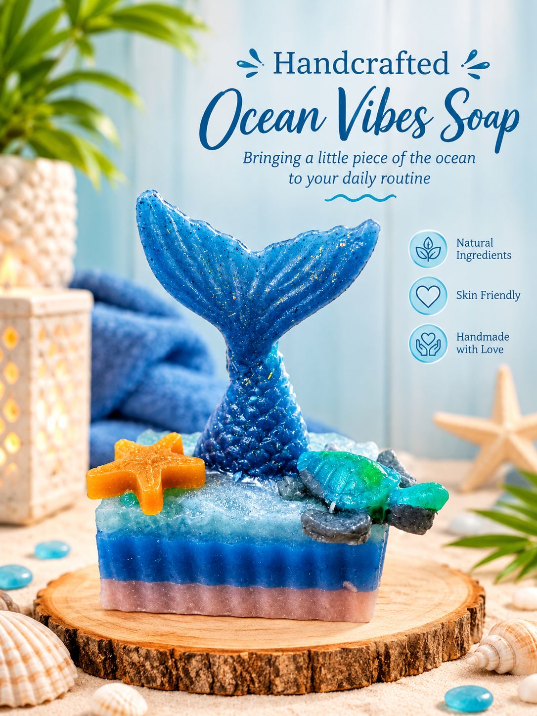Ocean Fresh Luxury Soap – Refreshing Cooling Menthol Crystals - Image 6