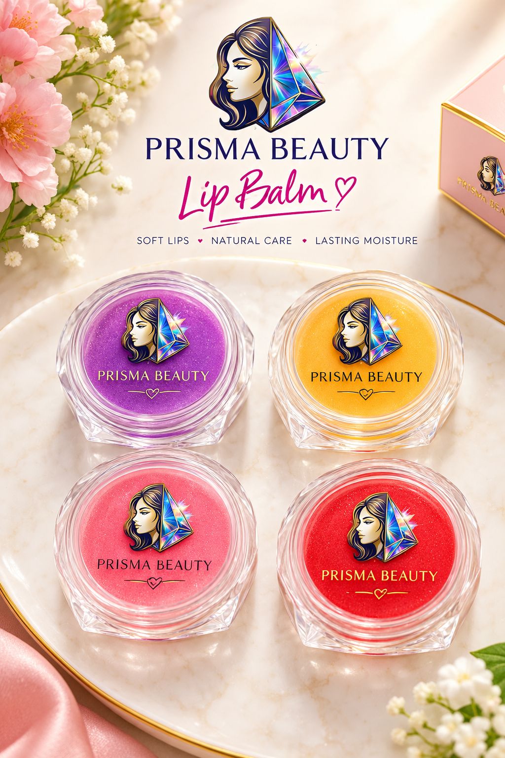 Prism Beauty Lip Balm — Luxurious Moisture for Soft, Smooth & Beautiful Lips