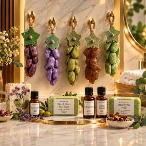 🍃 Date Hanging Soap – Naturally Fresh, Beautifully Crafted