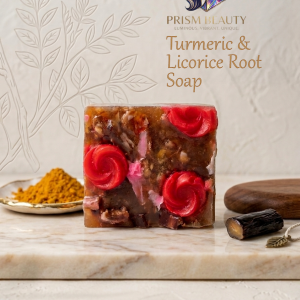 Turmeric (Haldi) And Licorice Root (Malathi) Organic Soap - Best For Dark Spot And Two Tone Skin - Dull Skin Solution