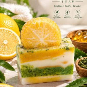 Lemon, Neem & Multi-Vitamin Organic Soap