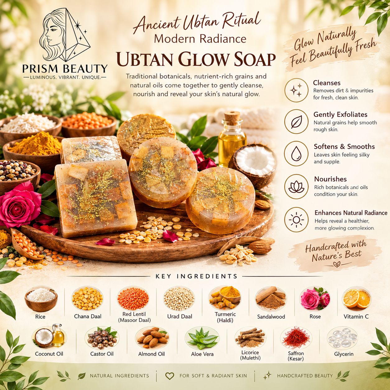 πΏβ¨ PRISM BEAUTY UBTAN GLOW SOAP β¨πΏ - Image 2
